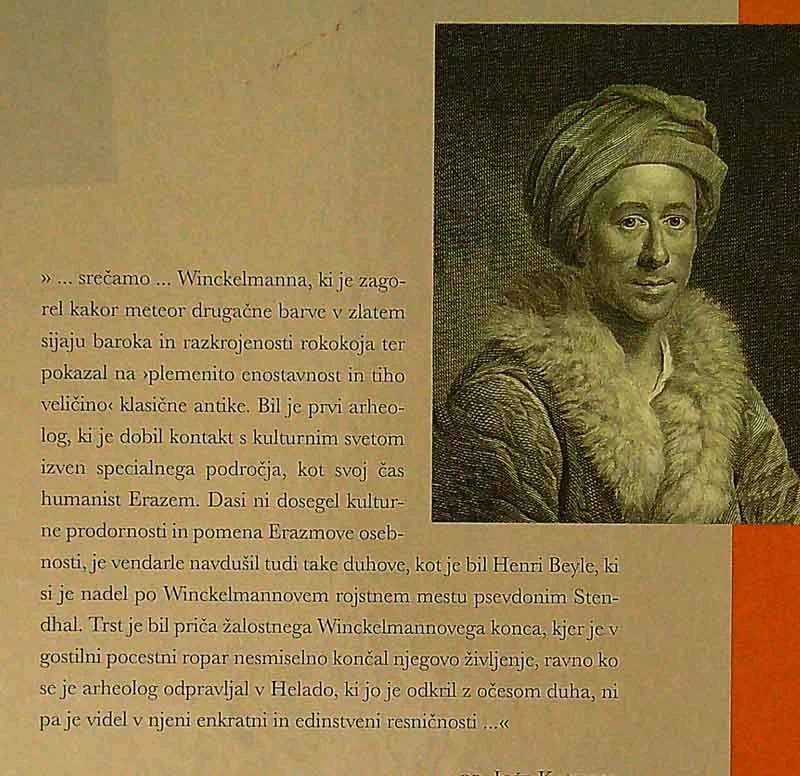ZGODOVINA UMETNOSTI STAREGA VEKA, Johnann Joachim Winckelmann
