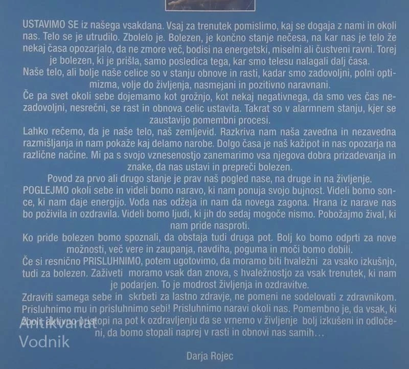 NASVETI IN IZKUŠNJE IZ PRVE ROKE, Darja Rojec