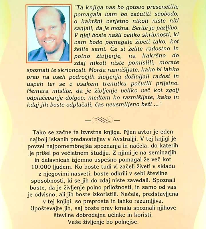 POPOLNA SREČA, Michael Domeyko Rowland