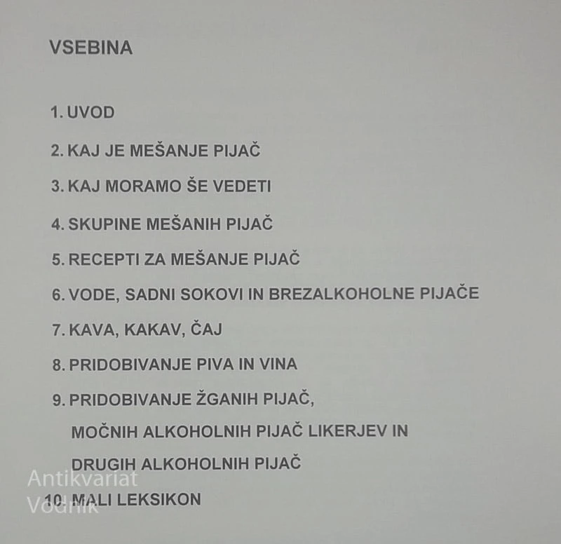 MEŠANJE PIJAČ; ZA POZNAVALCE IN LJUBITELJE, Janez Frelih in Alfred Polak