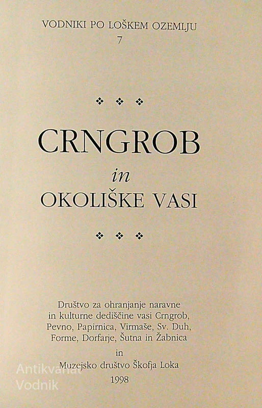 CRNGROB IN OKOLIŠKE VASI