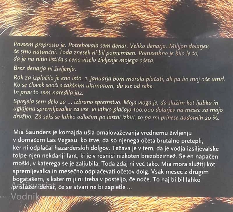 DEKLE ZA EN MESEC, Audrey Carlan