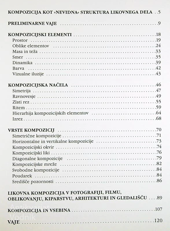 VEŠČINA LIKOVNE KOMPOZICIJE, Tone Rački