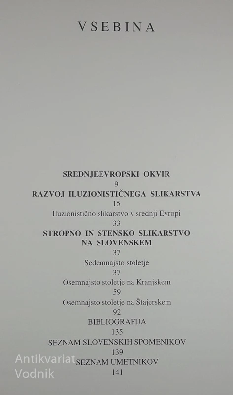 BAROČNO STROPNO SLIKARSTVO NA SLOVENSKEM, Marjana Lipoglavšek