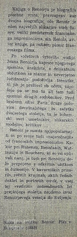 RENOIR MOJ OČE, Jean Renoir