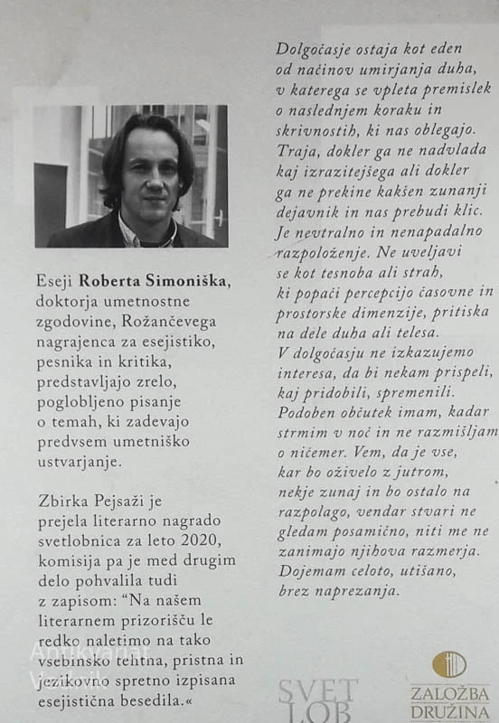 PEJSAŽI; SANJATI NA SONCU, Robert Simonišek