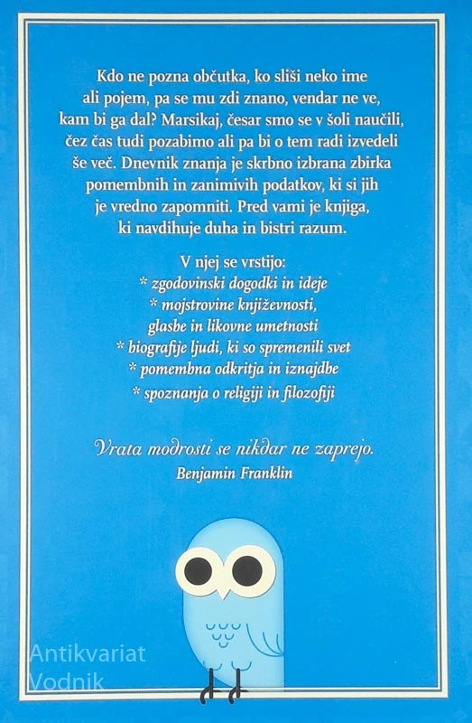 DNEVNIK ZNANJA 366 SPOZNANJ ZA VSAK DAN V LETU