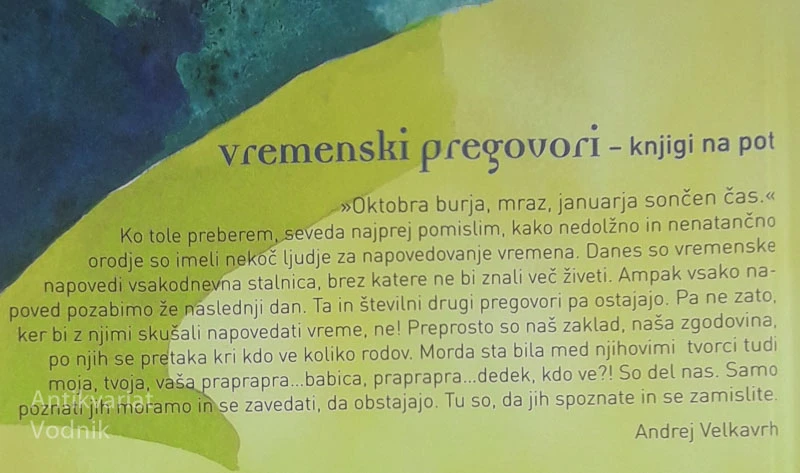 SLOVENSKI VREMENSKI PREGOVORI IN REKI