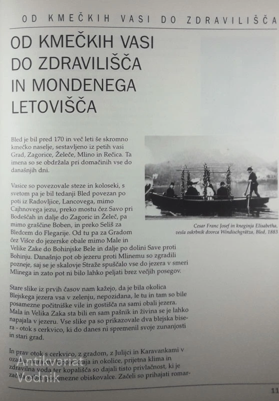 BLED NEKOČ IN DANES, Božo Benedik