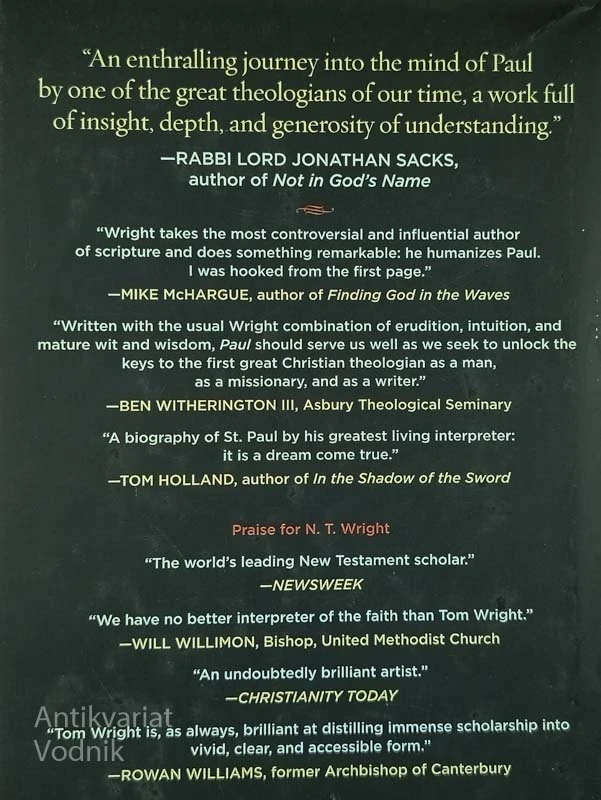 PAUL; A BIOGRAPHY, Nicholas Thomas Wright