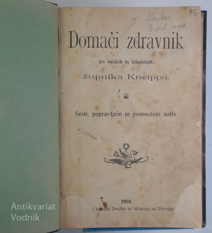 DOMAČI ZDRAVNIK, Kneipp