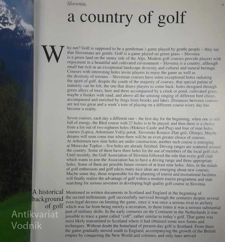GOLF IN SLOVENIA, Joco Žnidaršič