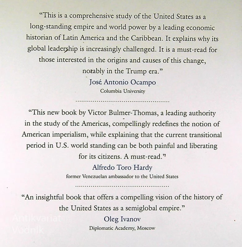 EMPIRE IN RETREAT; THE PAST, PRESEN, AND FUTURE OF THE UNITED STATES, Victor Bulmer-Thomas