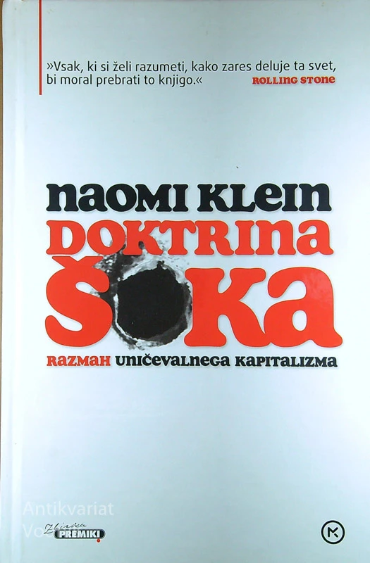 DOKTRINA ŠOKA, Naomi Klein