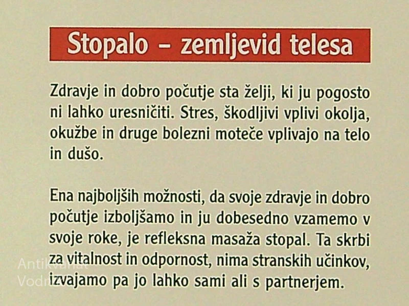 REFLEKSNA MASAŽA STOPAL, Carsten Klemann