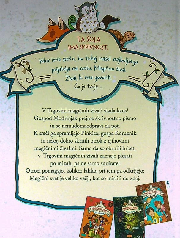 ŠOLA MAGIČNIH ŽIVALI; ČISTA ZMEŠNJAVA!, Margit Auer (12. knjiga)