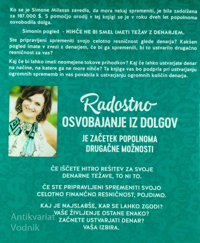 RADOSTNO OSVOBAJANJE IZ DOLGOV, Simone Milasas