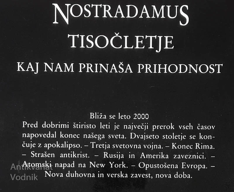 NOSTRADAMUS TISOČLETJE: KAJ NAM PRINAŠA PRIHODNOST, John Hogue