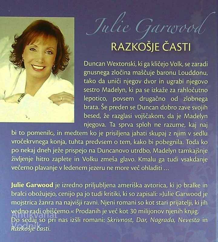 RAZKOŠJE ČASTI, Julie Garwood
