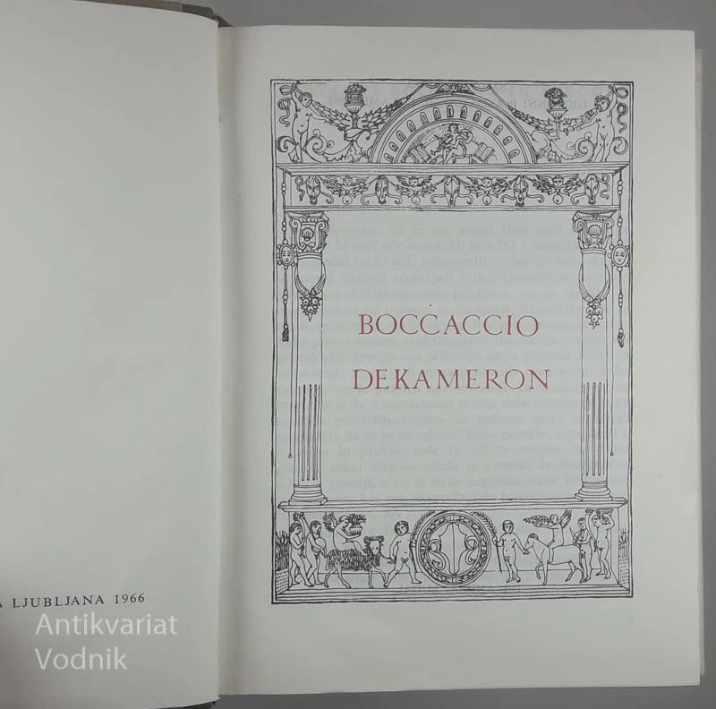 DEKAMERON, Boccaccio