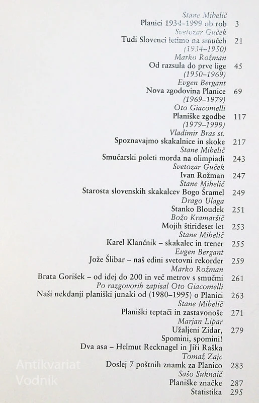 PLANICA 1934-1999, več avtorjev