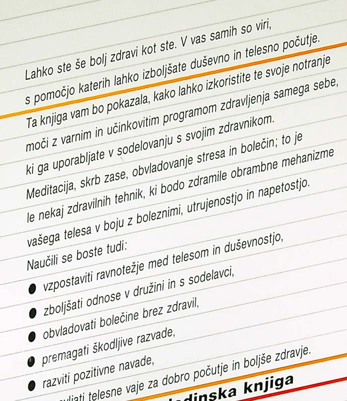 KAJ LAHKO SAMI STORIMO ZA SVOJE ZDRAVJE, Dr. Dennis T. Jaffe