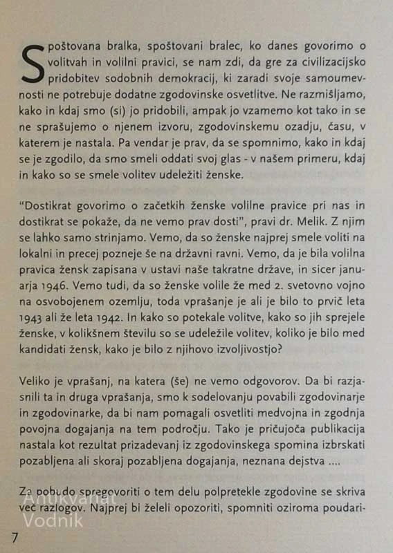 NAŠE ŽENE VOLIJO, uredila Milica g. Antić