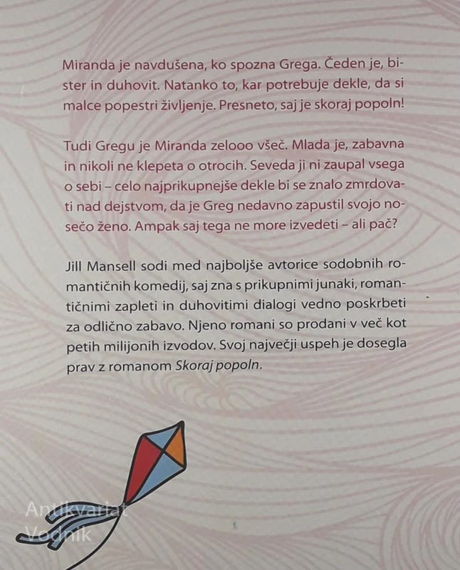 SKORAJ POPOLN, Jill Mansell