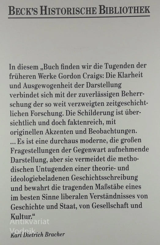 GESCHICHTE EUROPAS 1815-1980, Gordon A. Craig