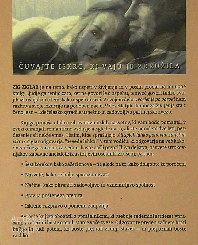DVORJENJE PO POROKI; ROMANCA NAJ TRAJA VSE ŽIVLJENJE, Zig Ziglar
