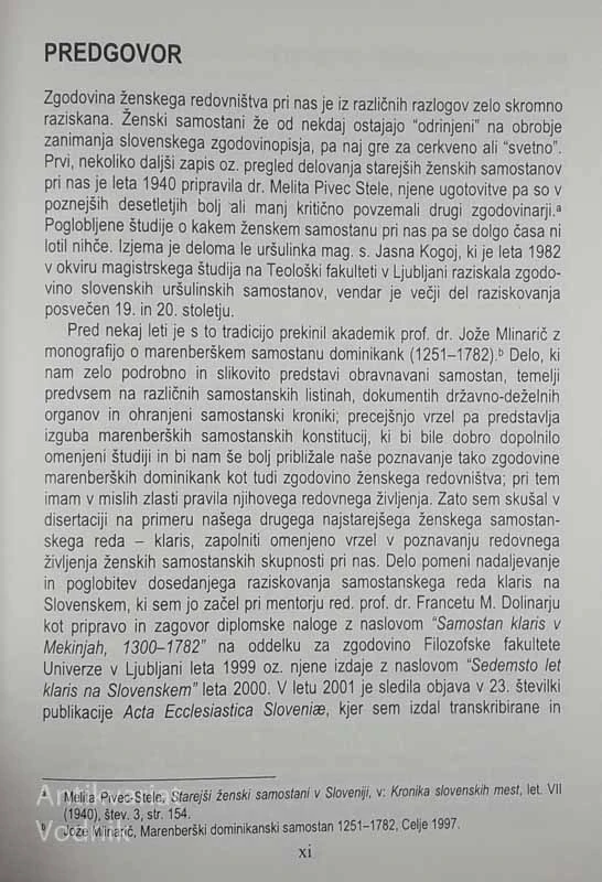 KLARISE NA KRANJSEKM, Damjan Hančič