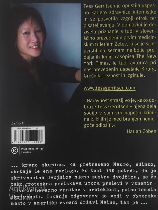 DVOJNICA, Tess Gerritsen