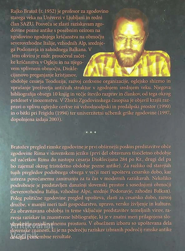 RIMSKA ZGODOVINA – 1, Rajko Bartož