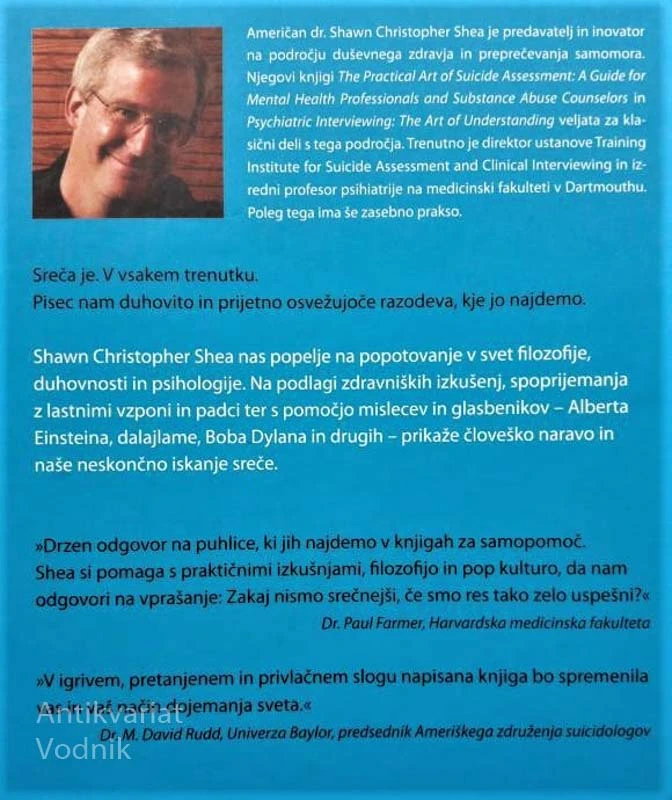 SREČA JE, dr. Ahawn Christopher Shea