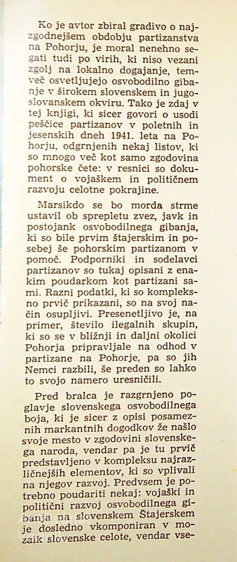 PRVI POHORSKI PARTIZAN, France Filipič