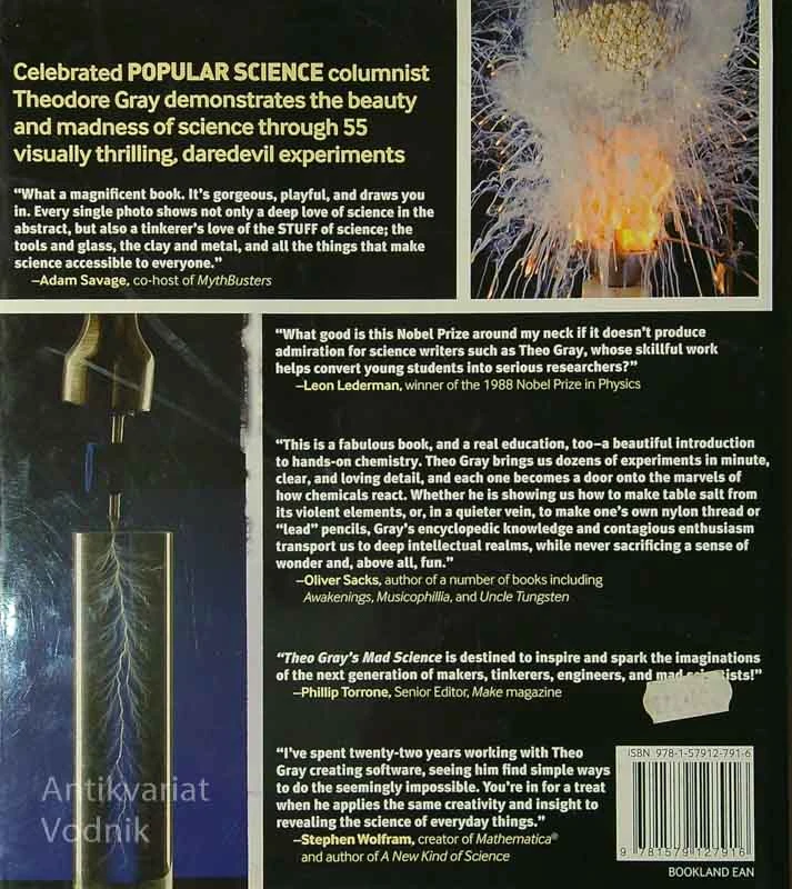 THEO GRAY’S MAD SCIENCE, Theodore Gray
