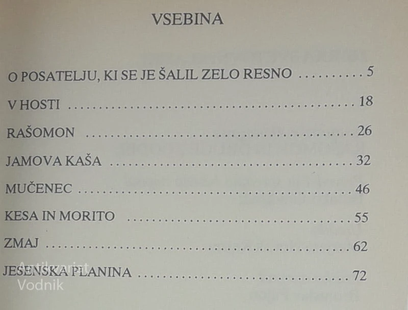 RAŠOMON IN DRUGE ZGODBE, Ryunosuke Akutagawa