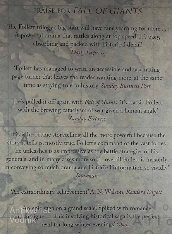 WINTER OF THE WORLD, Ken Follett