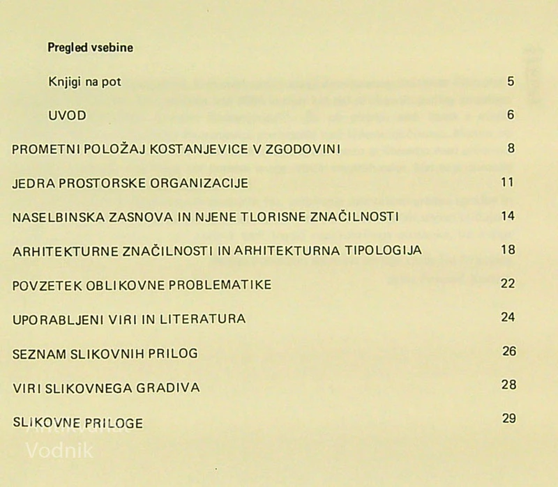 ZGODOVINA URBANIH OBLIK – KOSTANJEVICA NA KRKI, Jelka Pirkovič Kocbek