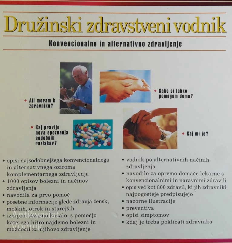 DRUŽINSKI ZDRAVSTVENI VODNIK, Konvencionalno in alternativno zdravljenje
