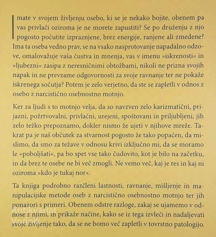V OPOJU NARCISA; KAKO PREPOZNATI NARCISTIČNO MOTNJO, JO ODSTRANITI IZ SVOJEGA ŽIVLJENJA IN ZAČETI ZNOVA, Loti Palmer