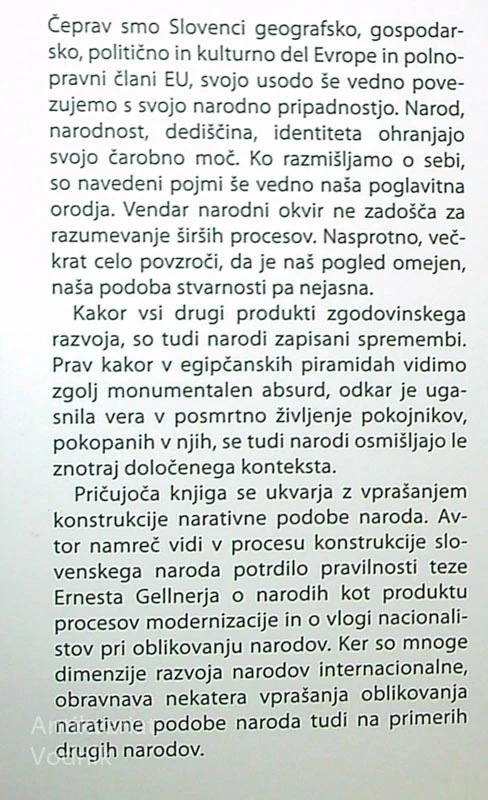 NACIONALIZACIJA PRETEKLOSTI, Božidar Jezernik