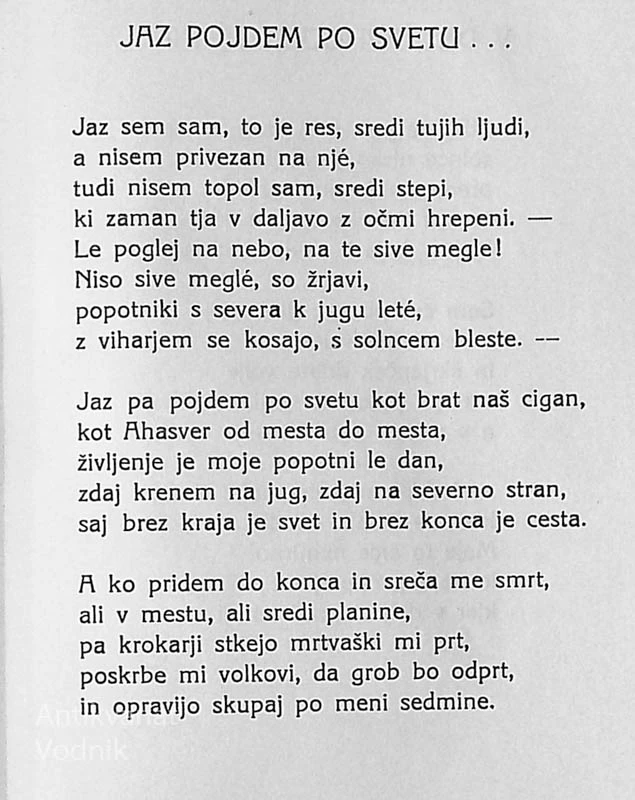 POPOTNE PESMI, Radivoj Peterlin-Petruška