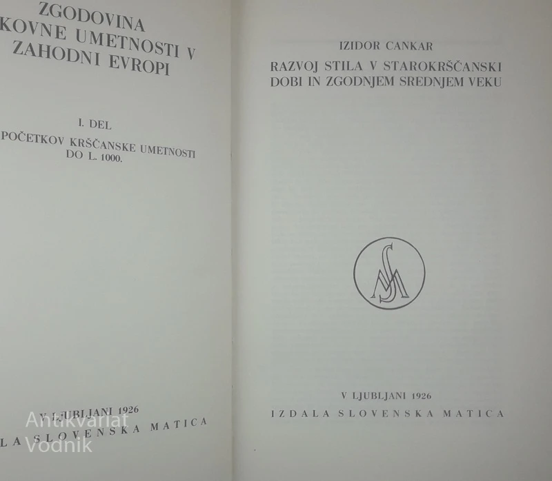 RAZVOJ STILA (v 3 knjgah), Izidor Cankar