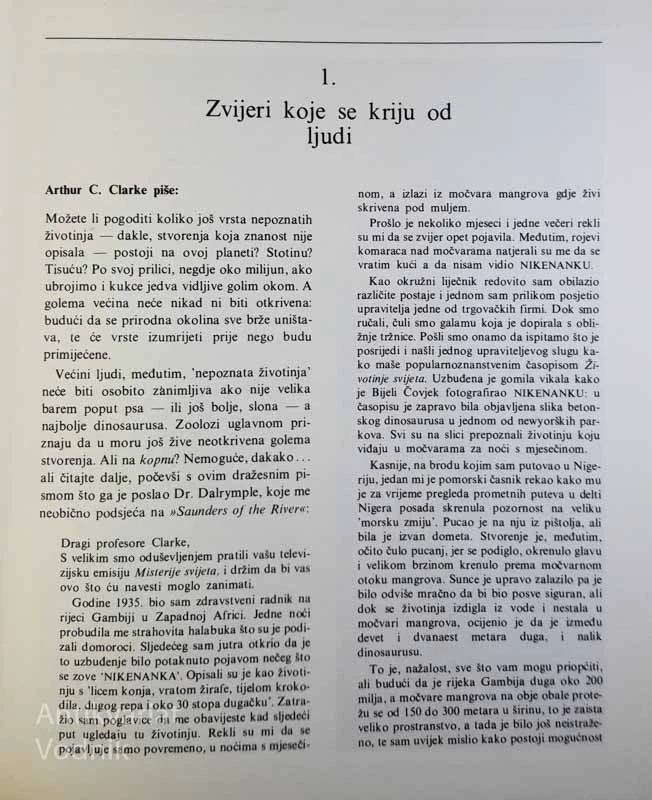KRONIKA ČUDA I MISTERIJA, Arthur C. Clarke