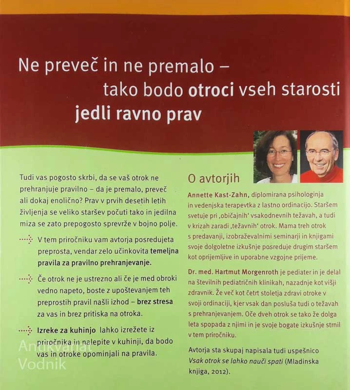 VSAK OTROK SE LAHKO NAUČI JESTI, A. Kast-Zahn / H. Morgenroth