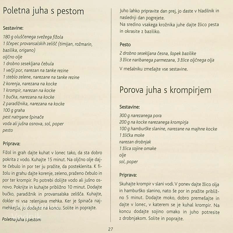 JUHE ZA VSE OKUSE, Iva Dolenc