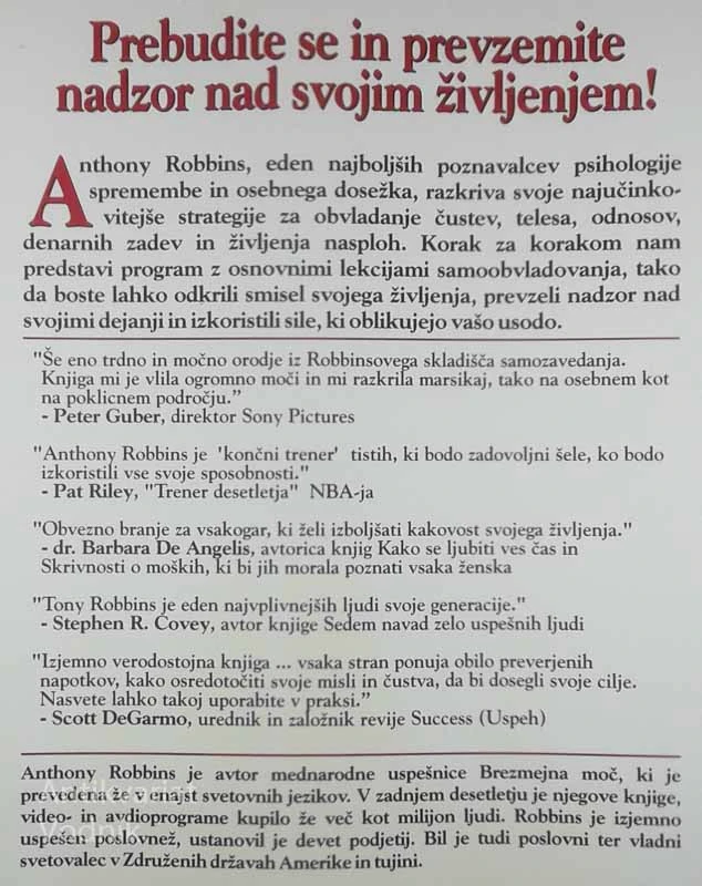 PREBUDITE VELIKANA V SEBI, Anthony Robbins