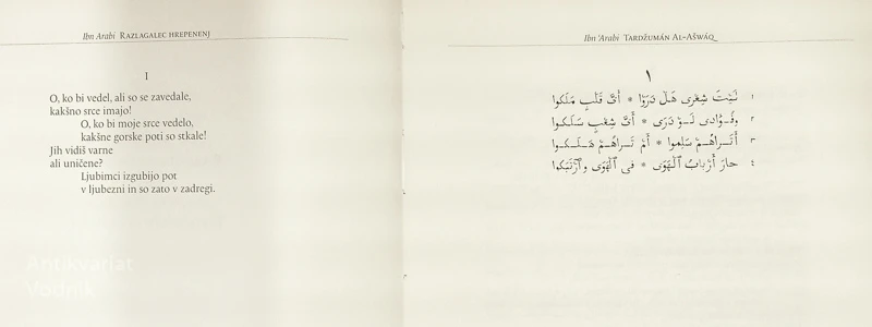 RAZLAGALEC HREPENENJ, Ibn Arabi