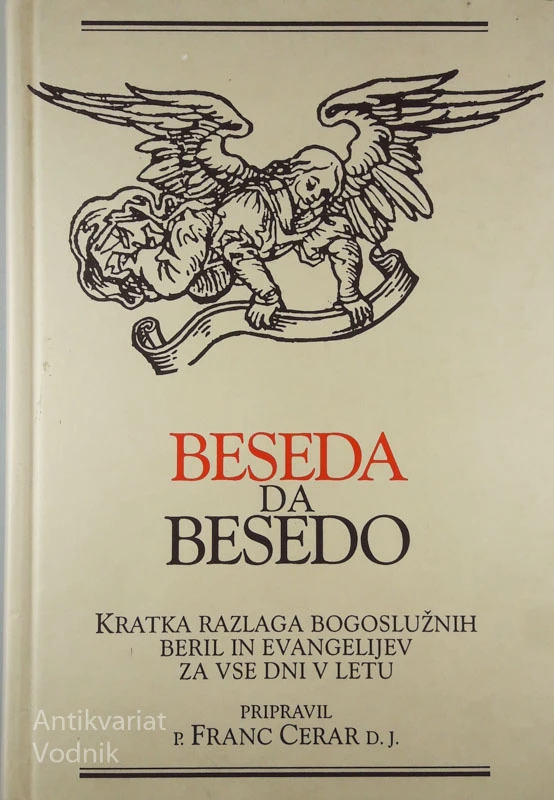 BESEDA DA BESEDO, Franc Cerar